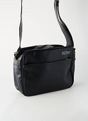 Sac tissage simili-cuir noir KOTHAI homme
