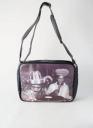 Sac tissage simili-cuir noir KOTHAI homme