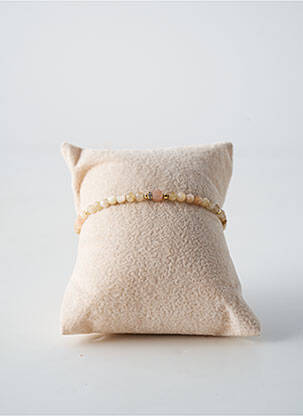Bracelet ornement pierre beige BY GARANCE femme