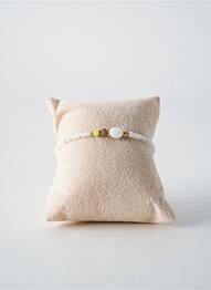 Bracelet ornement pierre blanc BY GARANCE femme