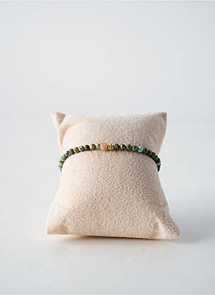 Bracelet ornement pierre vert BY GARANCE femme