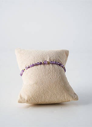 Bracelet ornement pierre violet BY GARANCE femme