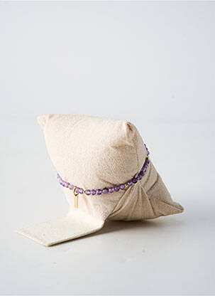 Bracelet ornement pierre violet BY GARANCE femme