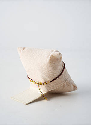 Bracelet fermeture fermoir mousqueton violet BY GARANCE femme