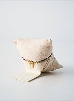 Bracelet fermeture fermoir mousqueton gris BY GARANCE femme