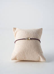 Bracelet fermeture fermoir mousqueton violet BY GARANCE femme