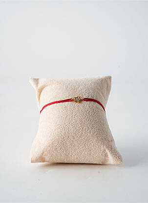 Bracelet ornement oxyde de zirconium rouge BY GARANCE femme