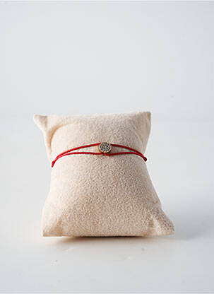 Bracelet ornement oxyde de zirconium rouge BY GARANCE femme
