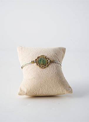 Bracelet fermeture boucle déployante vert BY GARANCE femme
