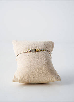 Bracelet ornement pierre gris BY GARANCE femme