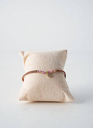 Bracelet ornement pierre marron BY GARANCE femme
