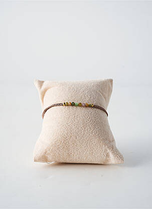 Bracelet ornement pierre marron BY GARANCE femme