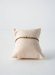 Bracelet ornement pierre marron BY GARANCE femme