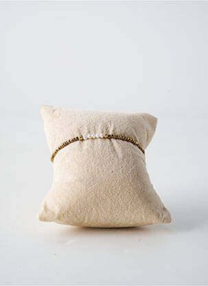 Bracelet fermeture fermoir mousqueton or BY GARANCE femme