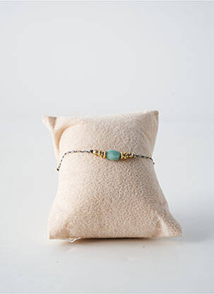 Bracelet ornement pierre vert BY GARANCE femme