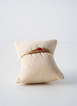 Bracelet ornement pierre rouge BY GARANCE femme