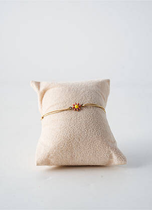Bracelet fermeture boucle déployante beige THABORA femme