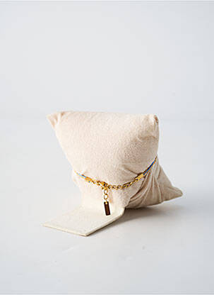 Bracelet fermeture fermoir mousqueton bleu BY GARANCE femme