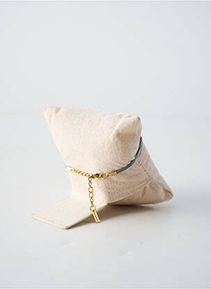 Bracelet fermeture fermoir mousqueton gris BY GARANCE femme