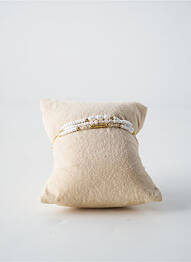 Bracelet ornement pierre blanc BY GARANCE femme