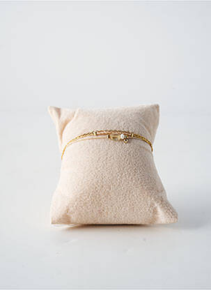Bracelet fermeture fermoir mousqueton or BY GARANCE femme