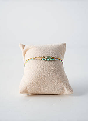 Bracelet ornement pierre bleu BY GARANCE femme
