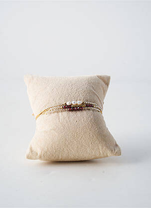 Bracelet fermeture fermoir mousqueton or BY GARANCE femme