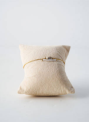 Bracelet fermeture fermoir mousqueton blanc BY GARANCE femme