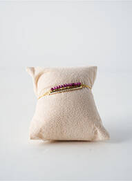 Bracelet ornement pierre violet BY GARANCE femme