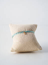 Bracelet fermeture fermoir mousqueton bleu BY GARANCE femme