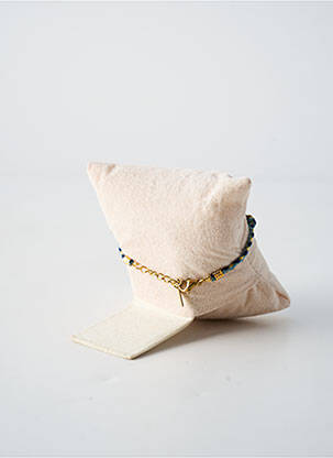 Bracelet fermeture fermoir mousqueton bleu BY GARANCE femme