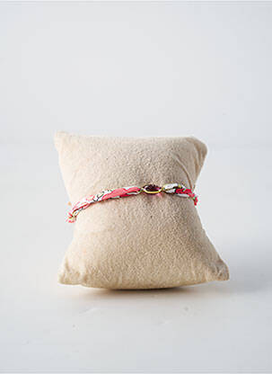 Bracelet fermeture boucle déployante rose BY GARANCE homme