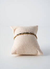 Bracelet fermeture fermoir mousqueton beige BY GARANCE femme