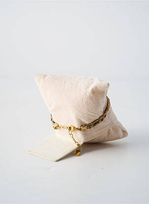 Bracelet fermeture fermoir mousqueton beige BY GARANCE femme