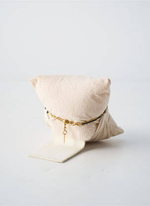 Bracelet fermeture fermoir mousqueton bleu BY GARANCE femme