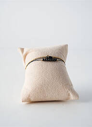 Bracelet fermeture fermoir mousqueton noir BY GARANCE femme