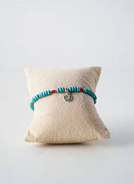 Bracelet ornement pierre bleu BY GARANCE femme