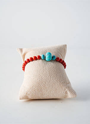 Bracelet ornement pierre rouge BY GARANCE femme