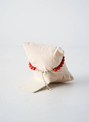 Bracelet ornement pierre rouge BY GARANCE femme