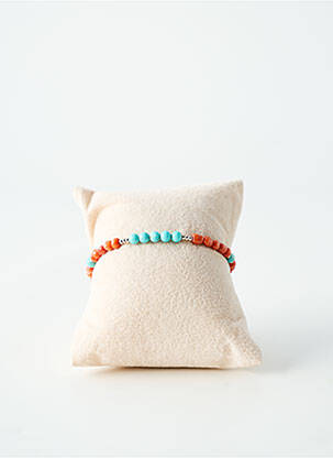 Bracelet ornement pierre bleu BY GARANCE femme