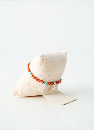 Bracelet ornement pierre bleu BY GARANCE femme
