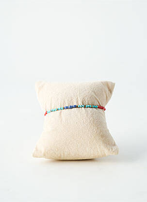 Bracelet fermeture fermoir mousqueton bleu BY GARANCE femme