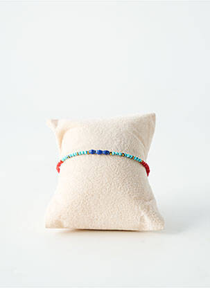 Bracelet fermeture fermoir mousqueton bleu BY GARANCE femme