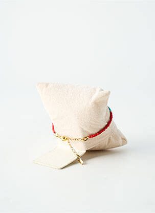Bracelet fermeture fermoir mousqueton bleu BY GARANCE femme