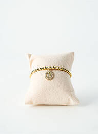 Bracelet ornement oxyde de zirconium or BY GARANCE femme