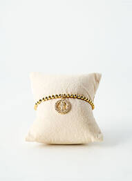 Bracelet ornement oxyde de zirconium or BY GARANCE femme
