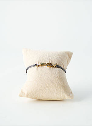 Bracelet fermeture boucle déployante gris BY GARANCE femme