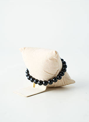 Bracelet ornement pierre noir BY GARANCE femme