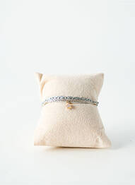 Bracelet ornement oxyde de zirconium gris BY GARANCE femme