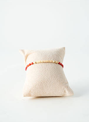 Bracelet ornement pierre rouge BY GARANCE femme